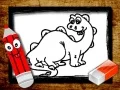 Spel Terug naar School: Dinosaurussen Kleurboek online Spel Terug naar School: Dinosaurussen Kleurboek online