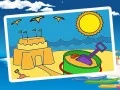 Spel Zomer Kleurplaten online Spel Zomer Kleurplaten online