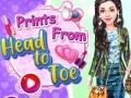 Spel Afdrukken Van Hoofd Tot Teen online