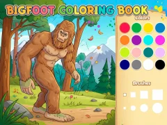 Spel Bigfoot-kleurboek online
