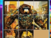 Spel Gorilla glijden puzzels online