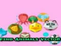 Spel Vind Dieren Vector online Spel Vind Dieren Vector online