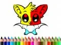 Spel Schattig Vleermuis Kleurboek online Spel Schattig Vleermuis Kleurboek online