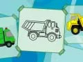 Spel Kleurboek Vrachtwagens online Spel Kleurboek Vrachtwagens online