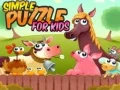 Spel Eenvoudige puzzel voor kinderen online
