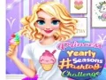 Spel Prinses Jaarlijkse Seizoenen Hashtag Uitdaging online