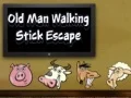 Spel Ontsnapping van de Oude Man met de Stok online Spel Ontsnapping van de Oude Man met de Stok online