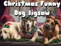 Spel Kerstgrappige Hondenpuzzel online