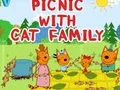 Spel Picknick met de kattenfamilie online