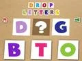 Spel Laat letters vallen online Spel Laat letters vallen online
