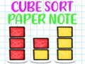 Spel Kubus Sorteren Papieren Notitie online Spel Kubus Sorteren Papieren Notitie online
