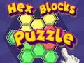Spel Hexagon Blokken Puzzel online