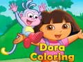 Spel Dora Kleurboek online Spel Dora Kleurboek online