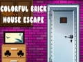 Spel Ontsnapping uit het kleurrijke bakstenen huis online Spel Ontsnapping uit het kleurrijke bakstenen huis online