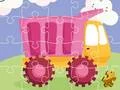 Spel Schattige Kindervrachtwagens Puzzel online Spel Schattige Kindervrachtwagens Puzzel online