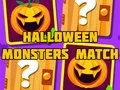 Spel Halloween Monsters Match online