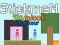 Spel Stickman Skyblock Parkour online