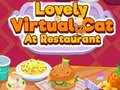 Spel Schattige virtuele kat in het restaurant online