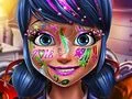 Spel Gestippelde Meisje Nieuwjaar Make-up online Spel Gestippelde Meisje Nieuwjaar Make-up online