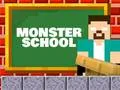 Spel Monster School: Achtbaan & Parkour online