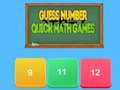 Spel Raad het getal Snelle wiskundespellen online