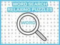 Spel Woordenzoeker: Ontspanning Puzzels online Spel Woordenzoeker: Ontspanning Puzzels online
