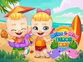 Spel Mike en Mia: Stranddag online Spel Mike en Mia: Stranddag online