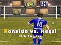 Spel Messi vs Ronaldo Kick Tac Toe online