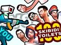 Spel Jij tegen 100 Skibidi Toiletten online Spel Jij tegen 100 Skibidi Toiletten online