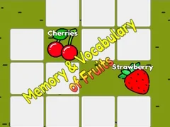 Spel Geheugen en vocabulaire van fruit online Spel Geheugen en vocabulaire van fruit online