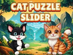 Spel Kat Puzzel Slider online Spel Kat Puzzel Slider online