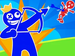 Spel Rode en Blauwe Stickman Spion Puzzels 2 online