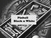Spel Pinball Zwart en Wit online Spel Pinball Zwart en Wit online