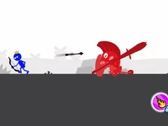 Spel Rood en Blauw - Stickman Spion Puzzels online