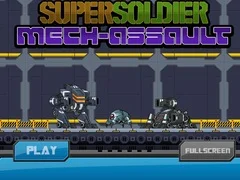 Spel Super Soldaat Mech Aanval online Spel Super Soldaat Mech Aanval online