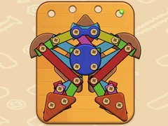 Spel Hout en Schroef Puzzel online