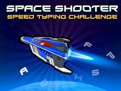 Spel Ruimteschieter: Typ snel uitdaging online