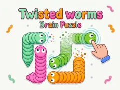 Spel Twisted worms Brain Puzzle online