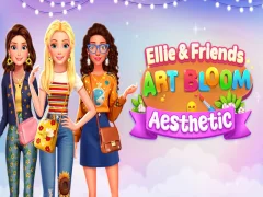 Spel Ellie en vrienden kunst bloeit esthetiek online