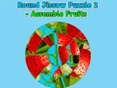 Spel Ronde puzzel 2 — Fruit in elkaar zetten online