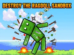Spel Vernietig de Ragdoll-zandbak online