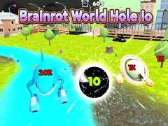 Spel Brainrot World Hole io online