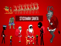 Spel Stickman Santa online