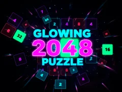 Spel Gloeiende puzzel uit 2048 online