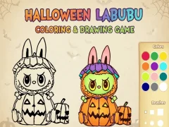 Spel Halloween Labubu Kleur- en tekenspel online Spel Halloween Labubu Kleur- en tekenspel online