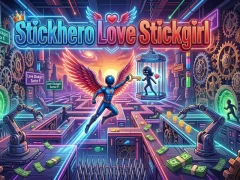 Spel Stickhero Liefde Stickgirl online