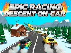 Spel Episch racen: afdaling op auto online