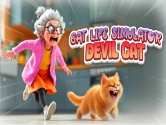 Spel Cat Life Simulator: Duivel Cat online
