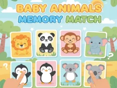 Spel Geheugenmatch voor babydieren online Spel Geheugenmatch voor babydieren online