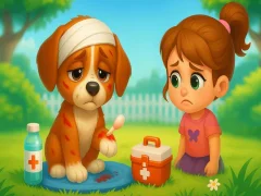 Spel Verloren puppy redding en zorg online